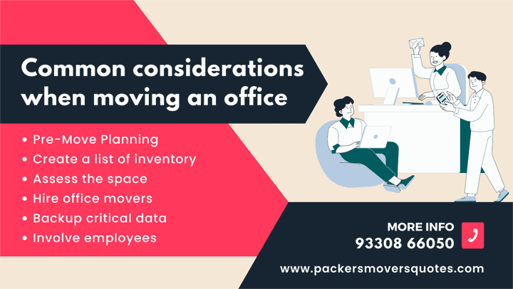 Office Moving Tips and Considerations