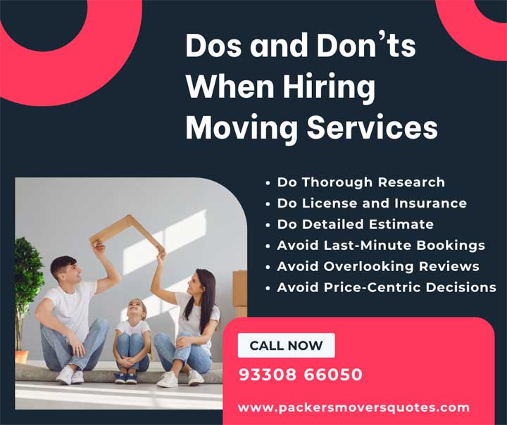 Dos and Don'ts When Hiring Moving Services