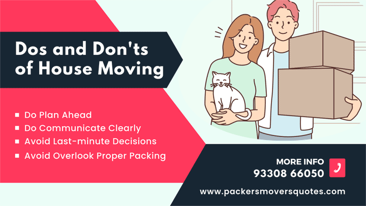 Dos and Donts of House Moving